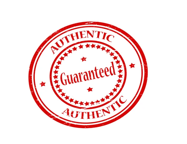 Authentic guaranteed — Stock Vector