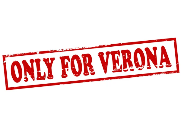 Endast för verona — Stock vektor