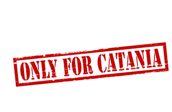 Uniquement pour Catane — Image vectorielle