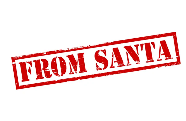 From Santa — Stock Vector