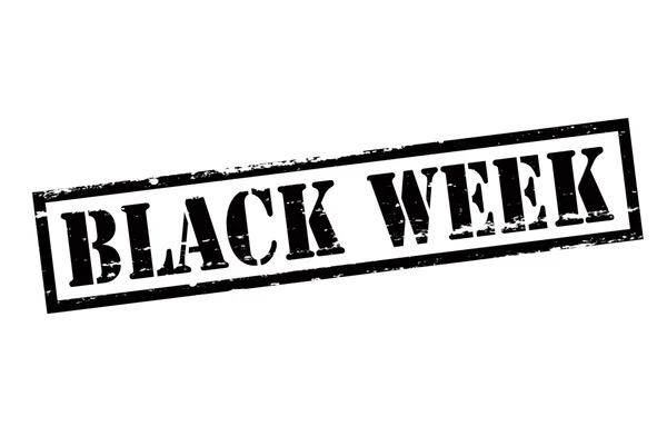 Black week — Stock Vector