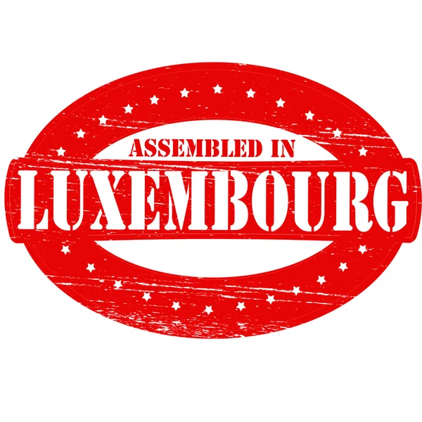 Reunidos en Luxemburgo — Vector de stock