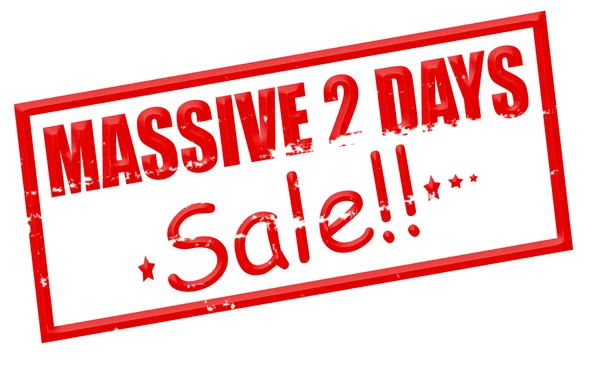 Massive two days sale — Stock Vector