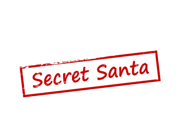 Secreto Santa — Archivo Imágenes Vectoriales