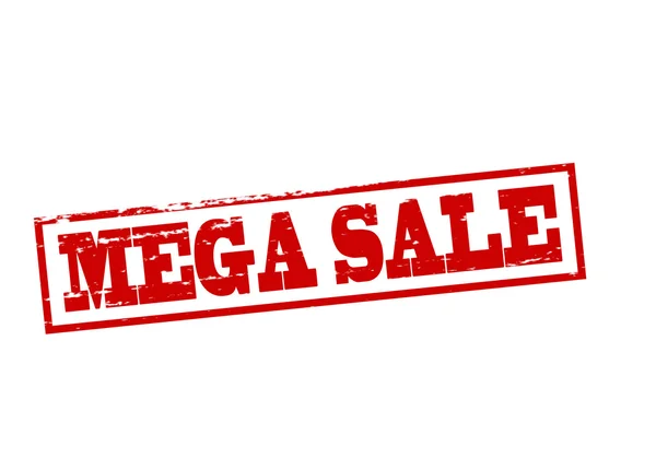 Mega sale — Stock Vector