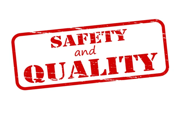 Segurança e qualidade — Vetor de Stock