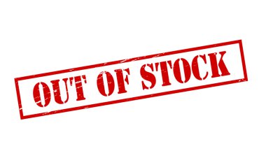 Out of stock clipart