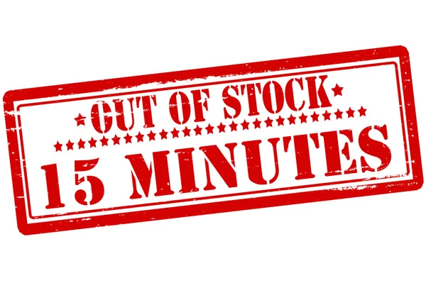 Out of stock — Stock Vector