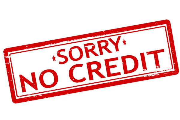 Sorry geen krediet — Stockvector