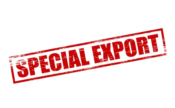 Speciale exporteren — Stockvector