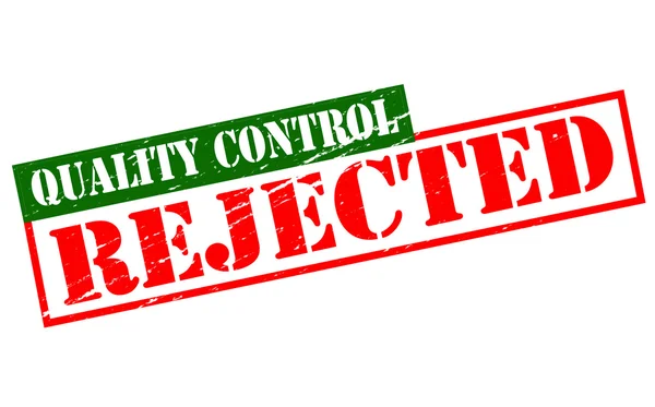 Quality control rejected — Stock Vector