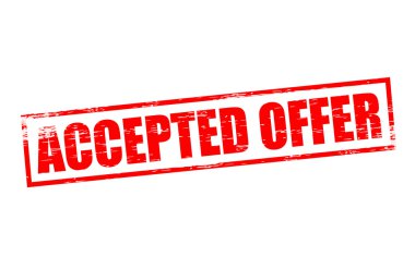 Accepted offer clipart