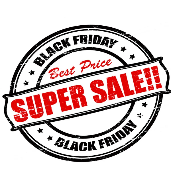 Black Friday super sale — Stock Vector