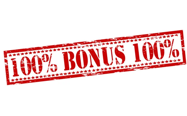 Honderd procent bonus — Stockvector