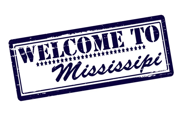 Welcome to Mississippi — Stock Vector