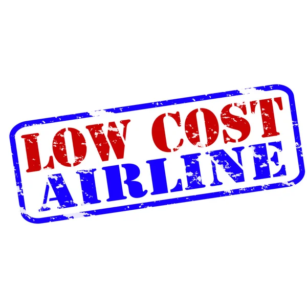 Low cost airline — Stock Vector