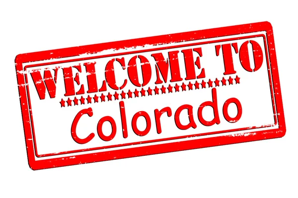 Welcome to Colorado — Stock Vector