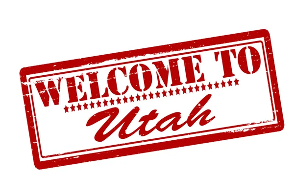 Bienvenue à utah — Image vectorielle