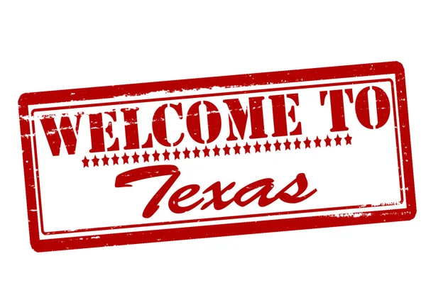 Bienvenido a Texas — Vector de stock