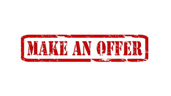 Make an offer — Stock Vector