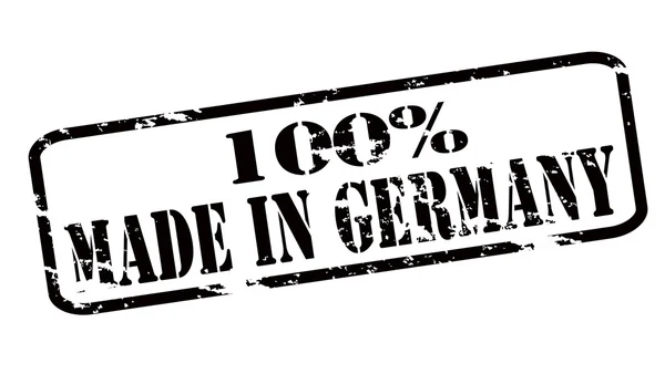 Honderd procent gemaakt in Duitsland — Stockvector