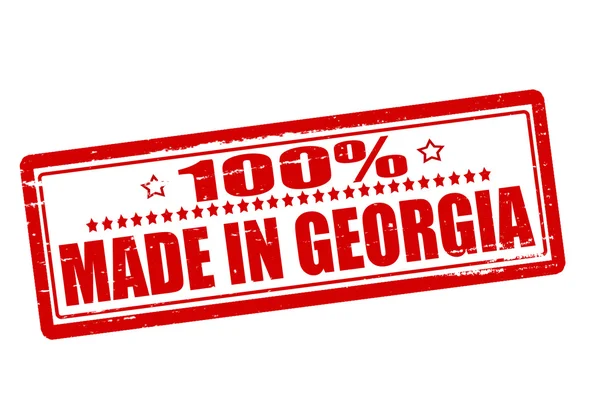 जॉर्जिया में एक सौ प्रतिशत — स्टॉक वेक्टर