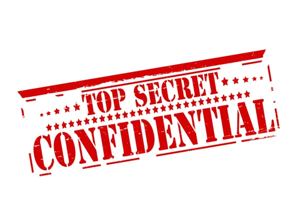 Top secret confidential — Stock Vector