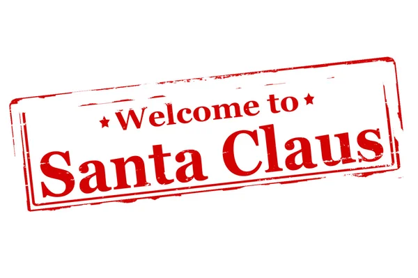 Witamy w Świętym Mikołaju — Wektor stockowy