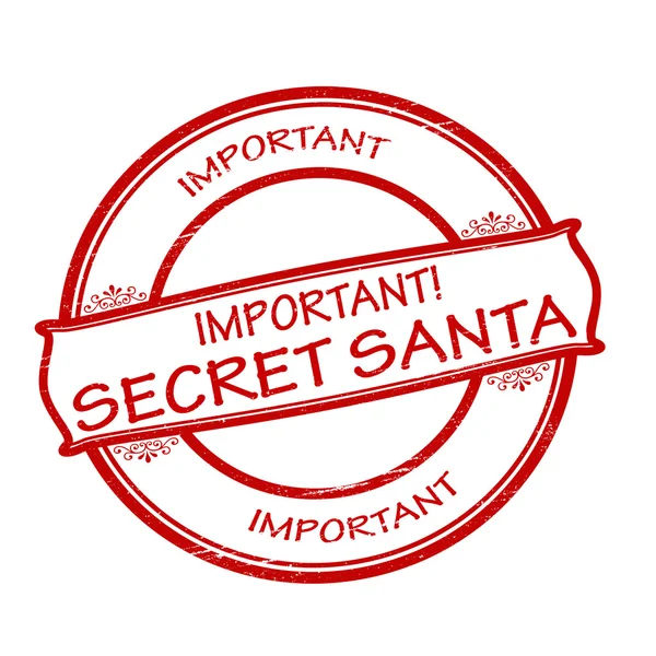 Secret Santa — Stockvector