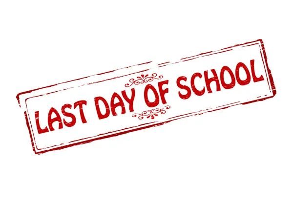 Last day of school — Stock Vector