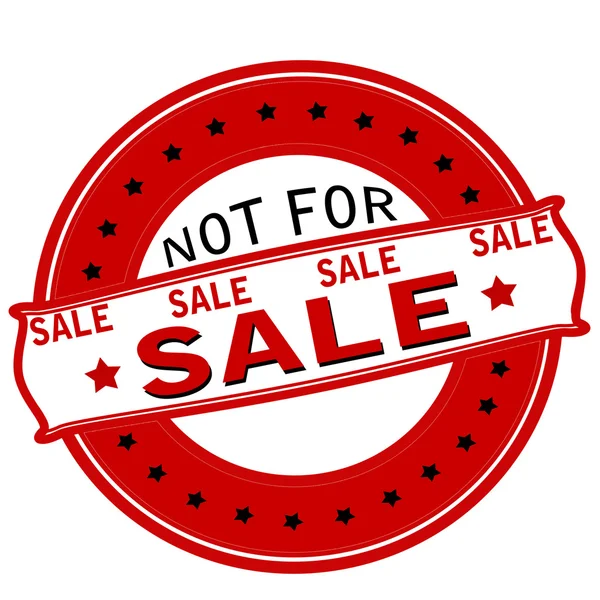 Not for sale — Stock Vector