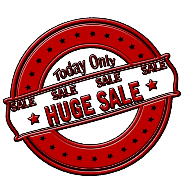 Today only huge sale — Stock Vector