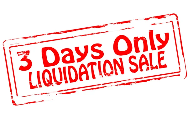 Liquidation sale — Stock Vector