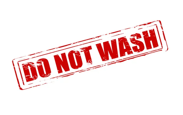 Do not wash — Stock Vector