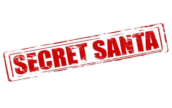 Μυστικό santa — Διανυσματικό Αρχείο