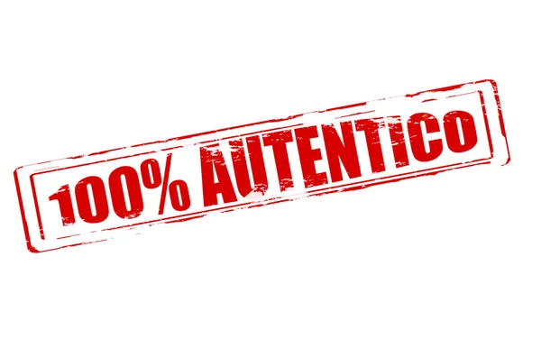 100 % authentique — Image vectorielle