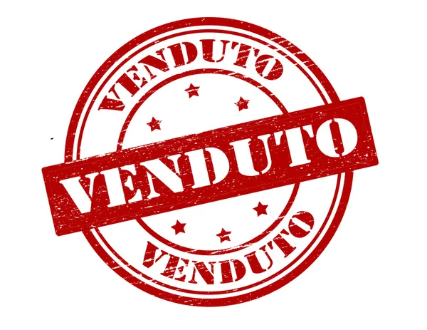 Venduta. — Vettoriale Stock