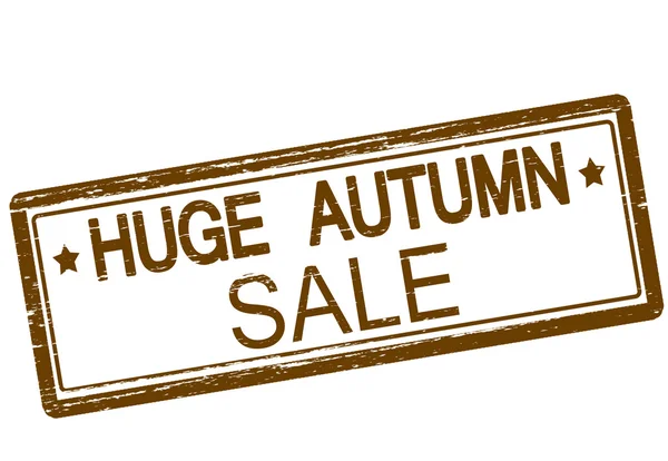 Величезні продажу осінь — стоковий вектор