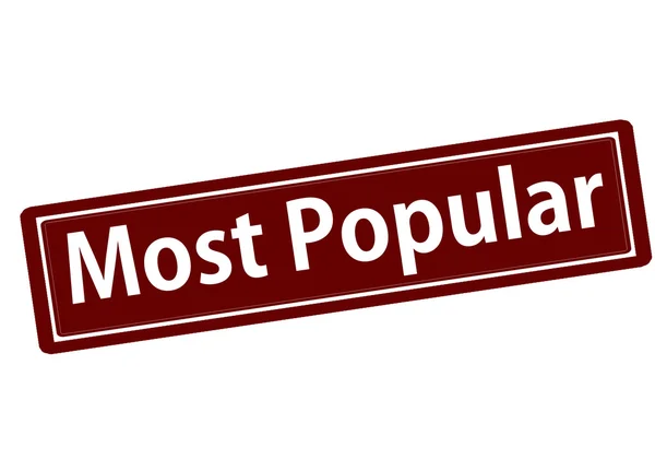 Most popular — Stock Vector