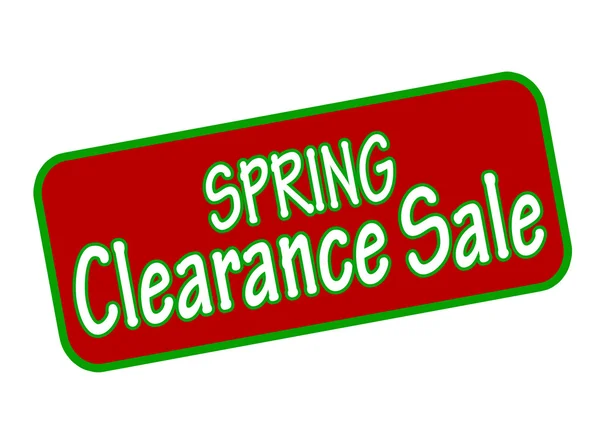 Spring clearance sale — Stock Vector