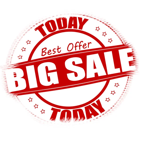 Big sale today — Stock Vector