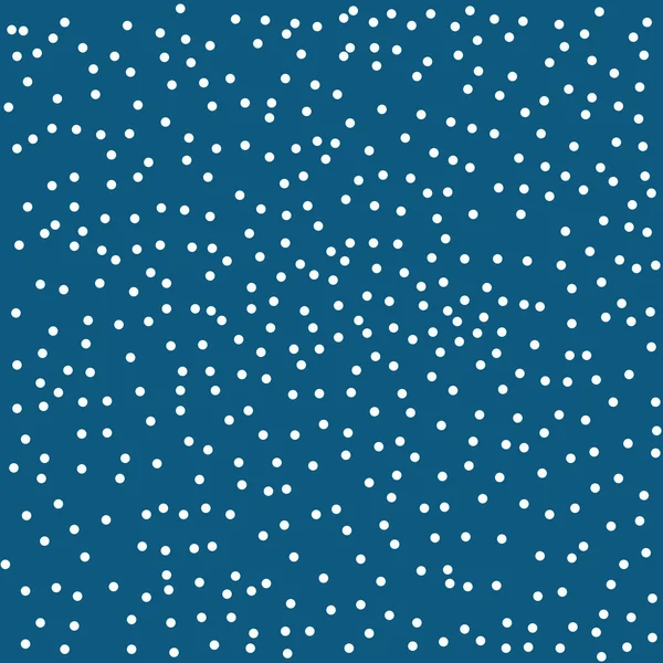 Nieva en fondo azul — Vector de stock