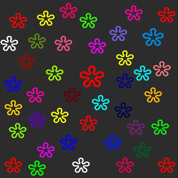 Vector colores flor fondo diseño — Archivo Imágenes Vectoriales