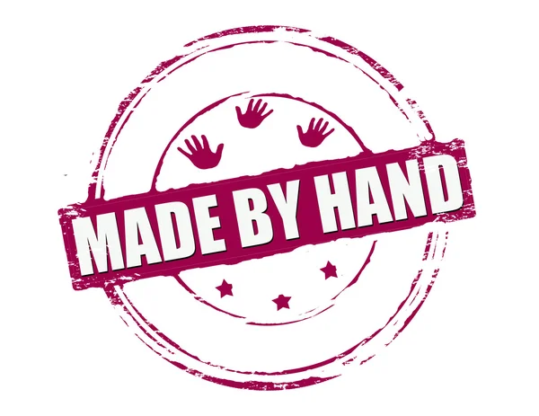 Made by hand — Stock Vector