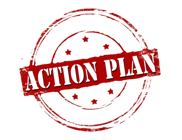 План действий — стоковый вектор