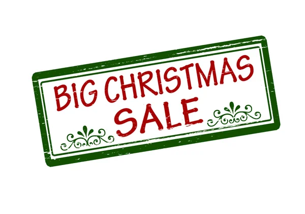 Big Christmas sale — Stock Vector