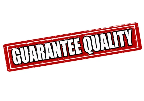 Staan garant voor kwaliteit — Stockvector