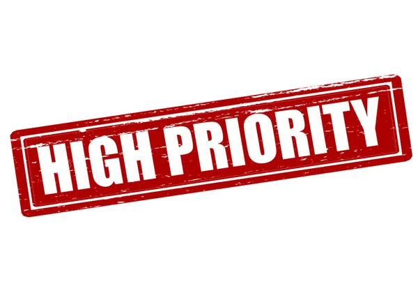 High priority — Stock Vector