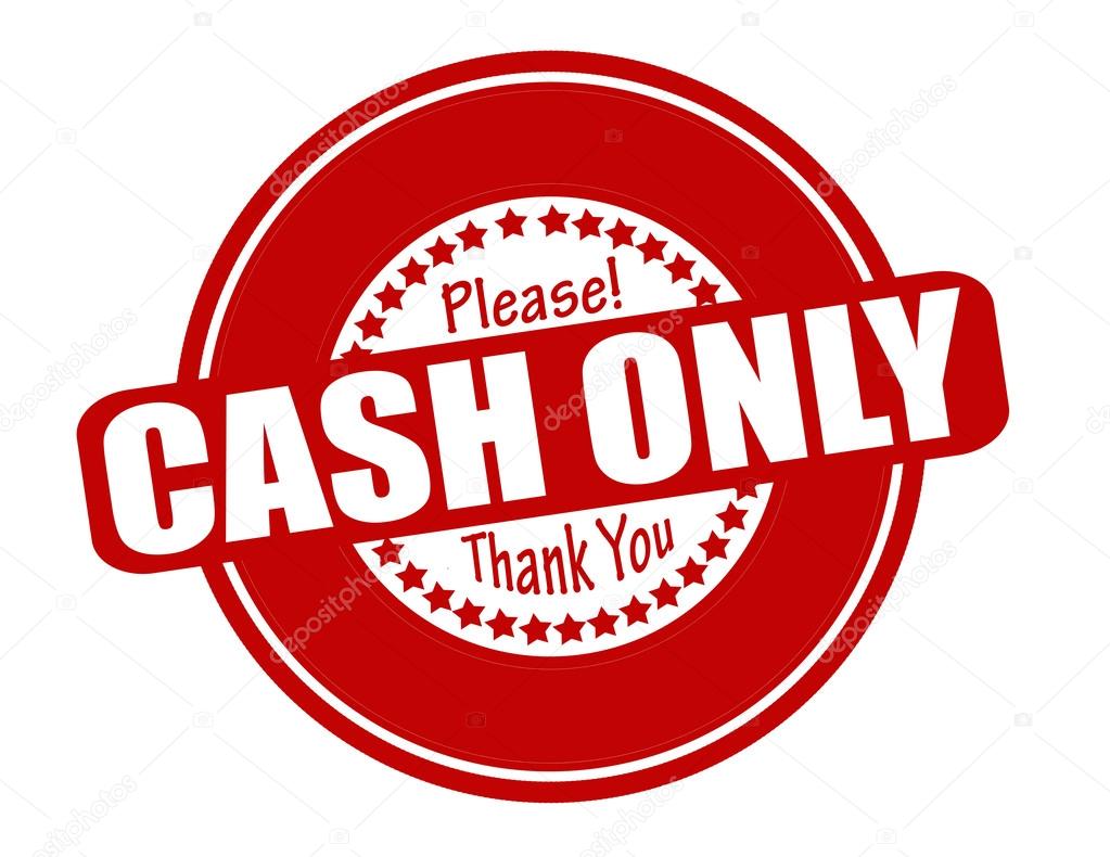 Cash only Stock Vector by ©carmenbobo 60336303