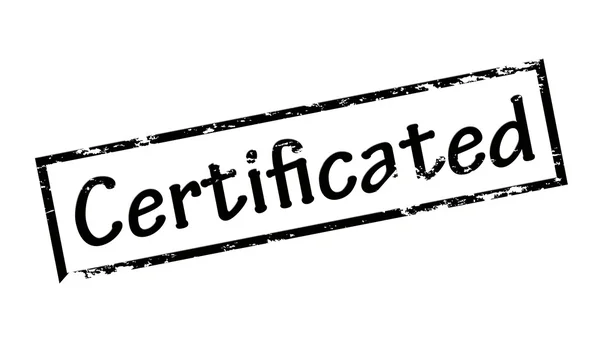 Gecertificeerd — Stockvector